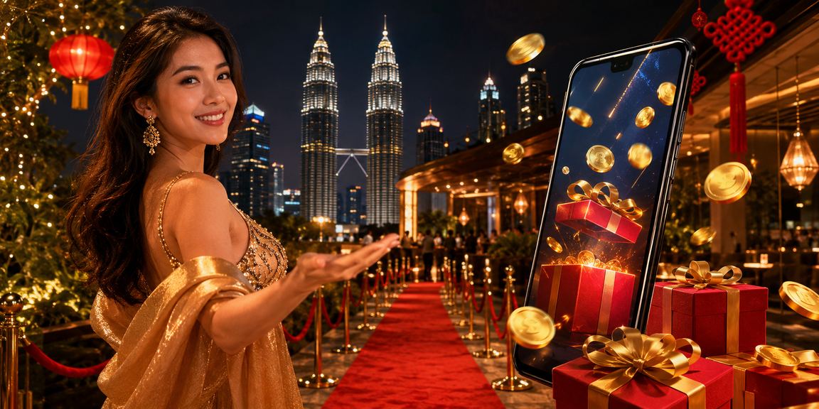 Pemain menikmati kasino mudah alih dan sukan maya di Kuala Lumpur